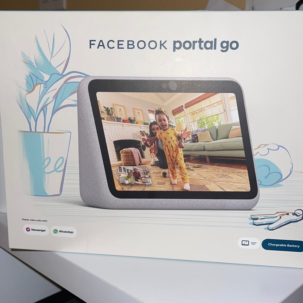 Facebook portal go 10” display.